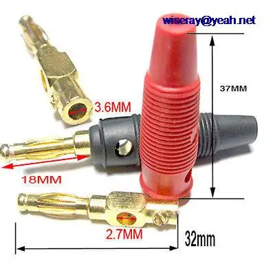 DHL/EMS 200PC Gold plating 4MM Banana Plug Screw > BINDING POST Power Instruments Probes-A7
DHL/EMS 200PC Gold plating 4MM Banana Plug Screw > BINDING POST Power Instruments Probes-A7