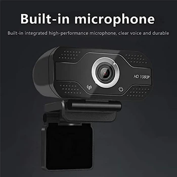 1080P HD Webcam with Microphone Computer Network Live Camera for Laptop PC Computer Video Web Camera Accessories
1080P HD Webcam with Microphone Computer Network Live Camera for Laptop PC Computer Video Web Camera Accessories