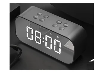 Portable Wireless Bluetooth Speaker With Sub woofer Music +Big Sound Box + LED Time Snooze + Alarm Clock, 2000mAh 
Portable Wireless Bluetooth Speaker With Sub woofer Music +Big Sound Box + LED Time Snooze + Alarm Clock, 2000mAh