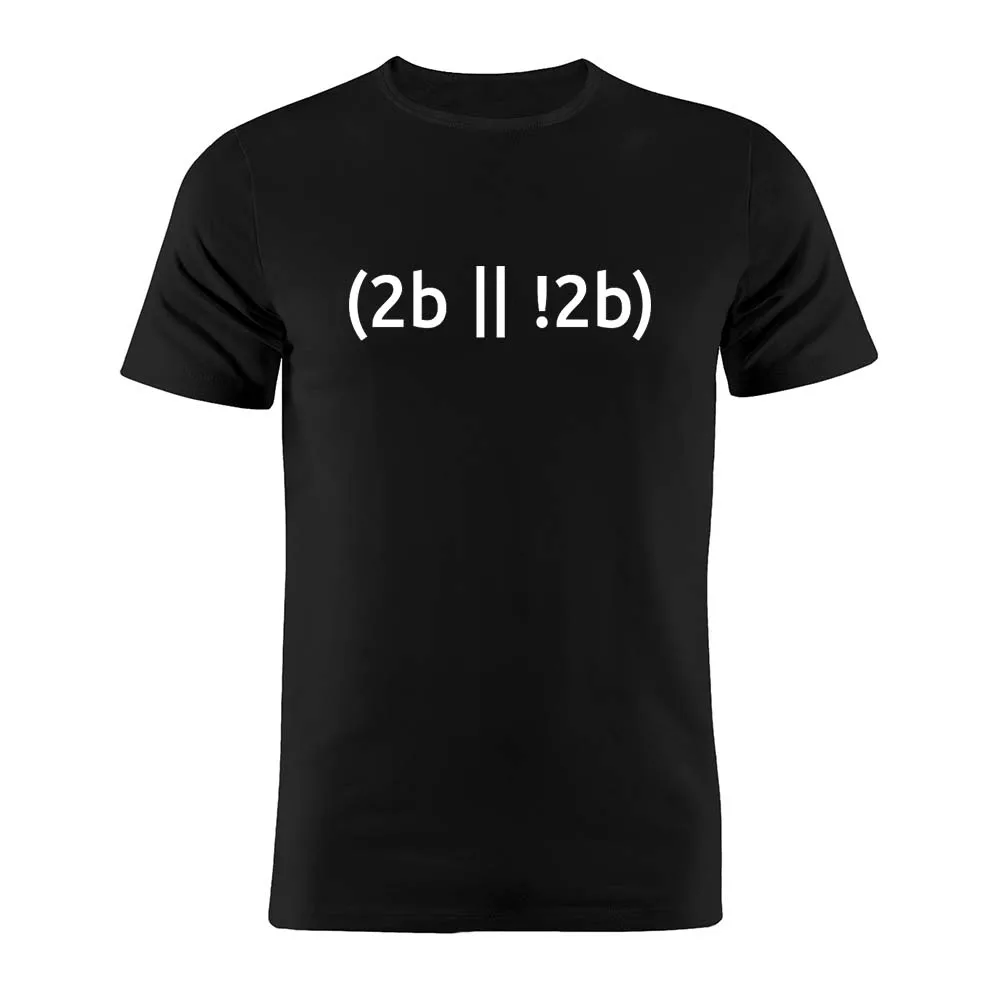 100% Cotton Unisex T Shirt Coder Developer Programmer Jokes To Be or Not To Be Funny Minimalist Artwork Gift Tee
100% Cotton Unisex T Shirt Coder Developer Programmer Jokes To Be or Not To Be Funny Minimalist Artwork Gift Tee