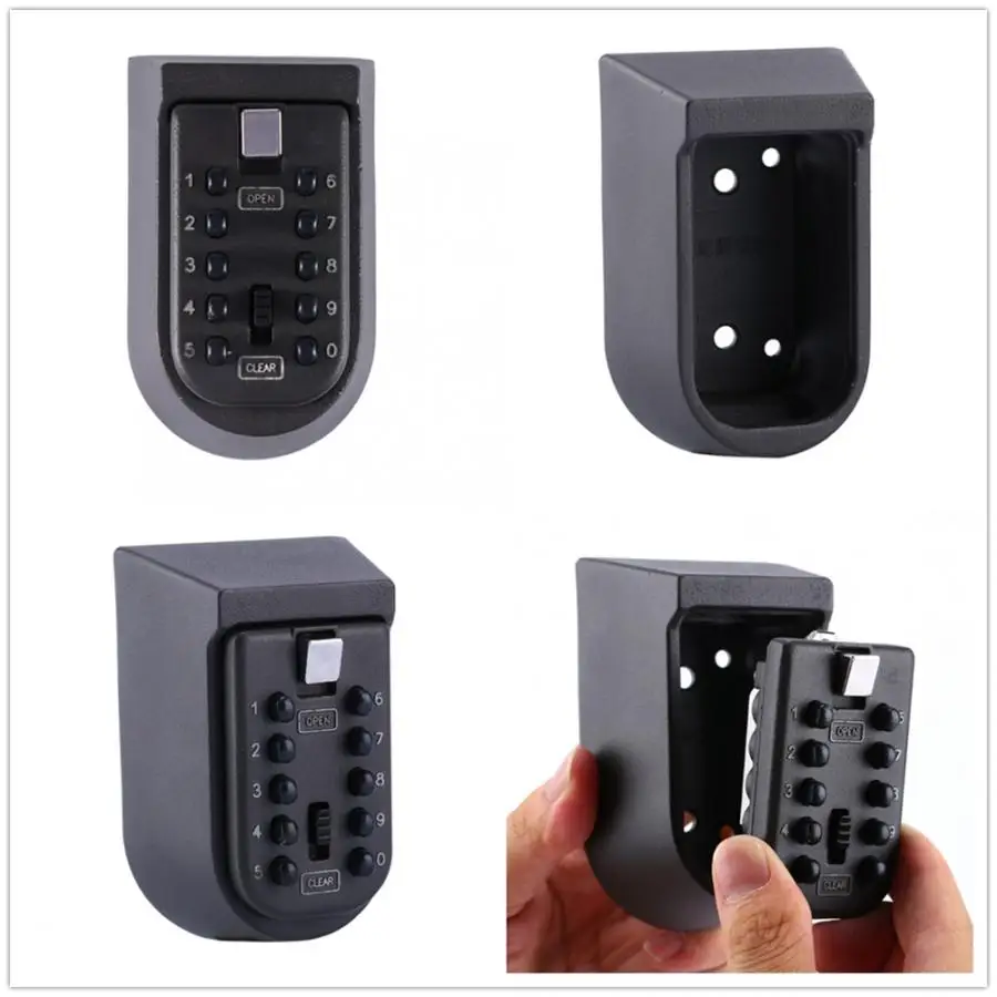 Wall Mounted Key Safe Organizer Box with Combination Lock 10-Digital Password Security lock box for Home Outdoor
Wall Mounted Key Safe Organizer Box with Combination Lock 10-Digital Password Security lock box for Home Outdoor