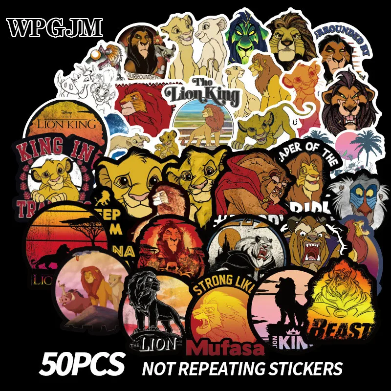 50PCS Lion King Simba Animal Cartoon PVC Waterproof Sticker Computer Skateboard Motorcycle Luggage Refrigerator Notebook Sticker
50PCS Lion King Simba Animal Cartoon PVC Waterproof Sticker Computer Skateboard Motorcycle Luggage Refrigerator Notebook Sticker