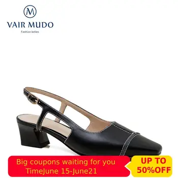 VAIR MUDO Women Pumps Genuine Leather Lady Hit color Thin Heels Shoes Women Footwear Ladies Spring Autumn Summer sandals D305L
VAIR MUDO Women Pumps Genuine Leather Lady Hit color Thin Heels Shoes Women Footwear Ladies Spring Autumn Summer sandals D305L