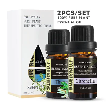 New 2Pcs Citronella & Thyme Essential Oil Help Sleep Essential Oil Relieve Body Stress Essential Oil For Aromatherapy Lamp
New 2Pcs Citronella & Thyme Essential Oil Help Sleep Essential Oil Relieve Body Stress Essential Oil For Aromatherapy Lamp