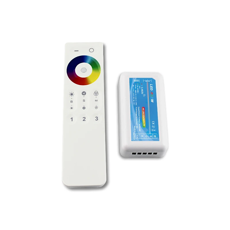 RGBW LED Controller Dimmer DC 12V 24V 16A 2.4G RF Wireless Touch Remote Controller for RGBW LED Strip Lights Lamp
RGBW LED Controller Dimmer DC 12V 24V 16A 2.4G RF Wireless Touch Remote Controller for RGBW LED Strip Lights Lamp