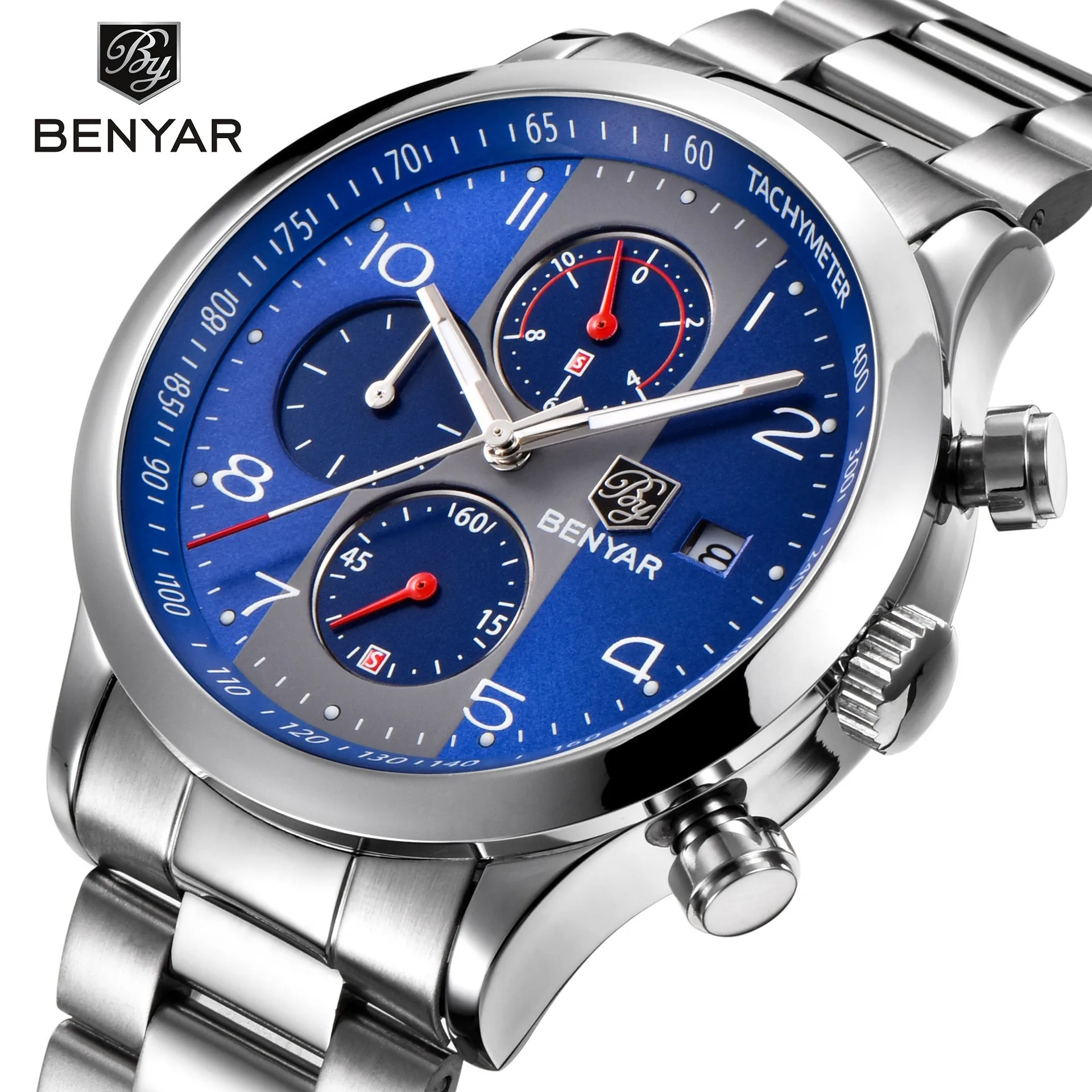 Watch Jacobin Three-Eyed Six-pin Multi-functional Watch Men's Sports Waterproof Quartz Watch Stainless Steel Table
Watch Jacobin Three-Eyed Six-pin Multi-functional Watch Men's Sports Waterproof Quartz Watch Stainless Steel Table