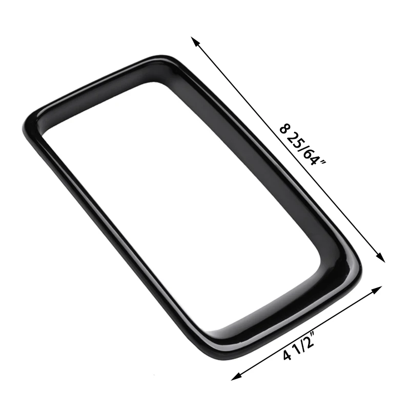 Mayitr 7pcs/set Black ABS Front Grille Trim Ring Insert Fit For Jeep Grand Cherokee 2014-2016