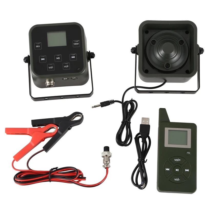 Outdoor 50W 150DB Hunting Electric Remote Control Bird Caller Lure Sound MP3 Bird Speaker Hunting Decay Speaker
Outdoor 50W 150DB Hunting Electric Remote Control Bird Caller Lure Sound MP3 Bird Speaker Hunting Decay Speaker