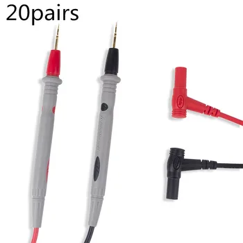 20/10 Pairs Needle Tip Probe 1000V 10A for Universal Digital Multimeter Multi Meter Test Leads Pin Wire Pen Cable 80cm
20/10 Pairs Needle Tip Probe 1000V 10A for Universal Digital Multimeter Multi Meter Test Leads Pin Wire Pen Cable 80cm