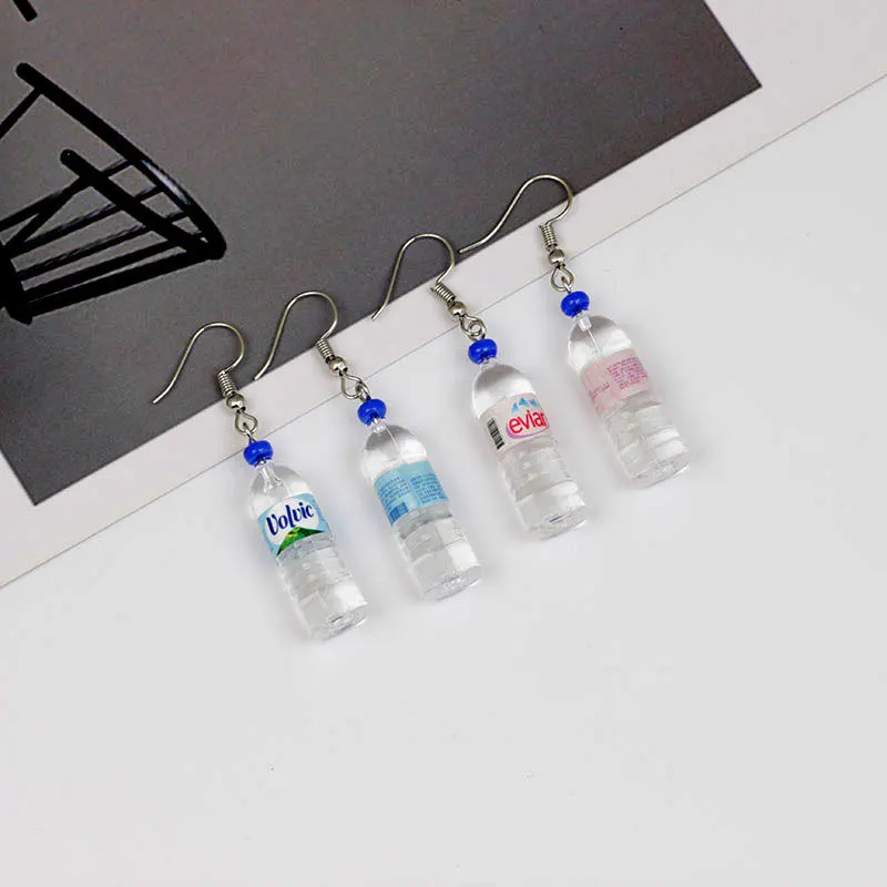 South Korea Cool Personalized & Creative Mineral Water Bottle Modeling Earrings Cute Simple Elegant Clip-on Pierceless
South Korea Cool Personalized & Creative Mineral Water Bottle Modeling Earrings Cute Simple Elegant Clip-on Pierceless