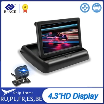 E-ACE Car Monitor Foldable 4.3 Inch TFT LCD Display Cameras NTSC PAL Reverse Camera Parking System for Car Rearview Monitors
E-ACE Car Monitor Foldable 4.3 Inch TFT LCD Display Cameras NTSC PAL Reverse Camera Parking System for Car Rearview Monitors