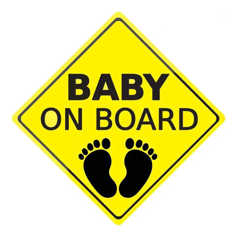 BABY ON BOARD Warning Signs Car Sticker Windshield Vinyl Reflective Cover Scratches Waterproof PVC 14cm X 14cm
BABY ON BOARD Warning Signs Car Sticker Windshield Vinyl Reflective Cover Scratches Waterproof PVC 14cm X 14cm