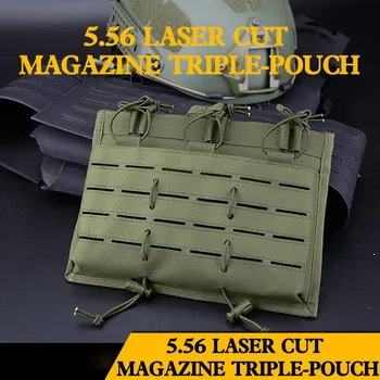 Molle Tactical Magazine Pouches Military Hunting Durable 5.56 Magazine Triple-Pouches Airsoft Paintball Shooting Army Mag Pouch 
Molle Tactical Magazine Pouches Military Hunting Durable 5.56 Magazine Triple-Pouches Airsoft Paintball Shooting Army Mag Pouch