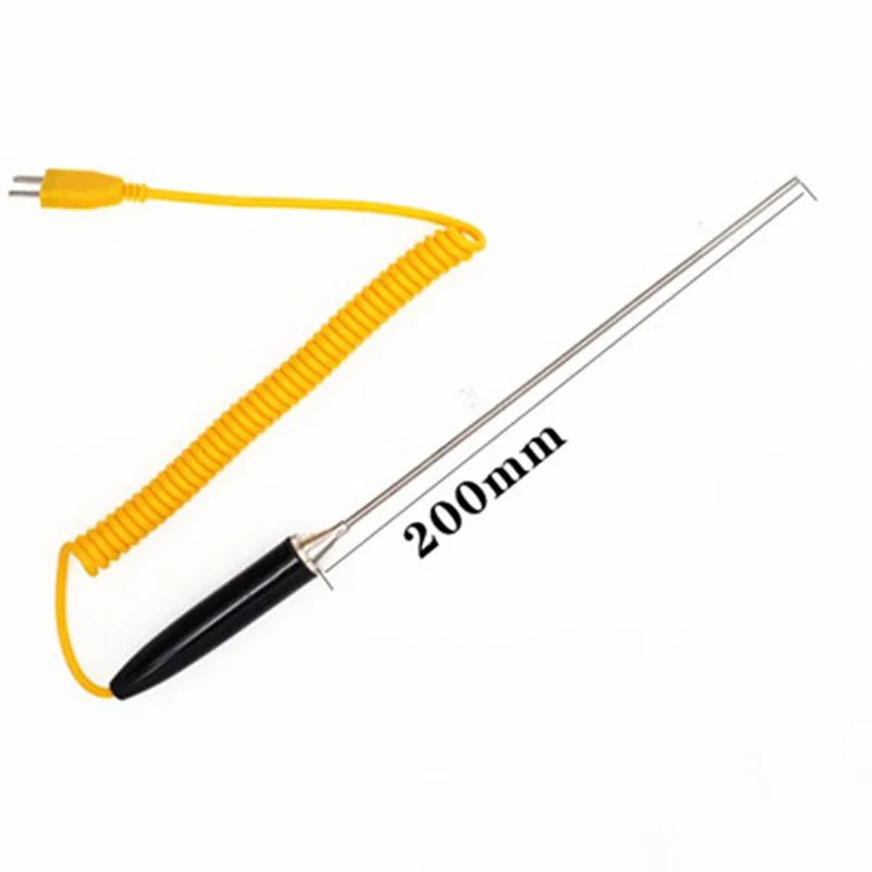 Temperature measuring instrument 200mm x 3mm K Type 0-1100C Thermocouple Probe Temperature Sensor free shipping
Temperature measuring instrument 200mm x 3mm K Type 0-1100C Thermocouple Probe Temperature Sensor free shipping