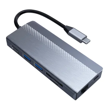 XT-XINTE Aluminum Alloy 7-in-1/5IN1 USB-C Type-C HUB to HDMI RJ45 Multi USB 3.0 Power Adapter For MacBook-Pro Docking Station
XT-XINTE Aluminum Alloy 7-in-1/5IN1 USB-C Type-C HUB to HDMI RJ45 Multi USB 3.0 Power Adapter For MacBook-Pro Docking Station
