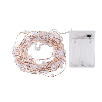 Battery Operated LED Pearl String Lights Party Decor Copper Wire Fairy Lamp
Battery Operated LED Pearl String Lights Party Decor Copper Wire Fairy Lamp