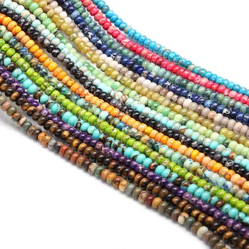 Hot Sale Charm Abacus-shaped semi-precious stones beads Natural Stone Beads Making for Jewelry DIY Bracelet Necklace 4x6mm
Hot Sale Charm Abacus-shaped semi-precious stones beads Natural Stone Beads Making for Jewelry DIY Bracelet Necklace 4x6mm
