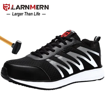 LARNMERN Men's Work Safety Shoes Steel Toe Construction Sneaker Breathable Lightweight Anti-smashing Reflective Non-slip shoe
LARNMERN Men's Work Safety Shoes Steel Toe Construction Sneaker Breathable Lightweight Anti-smashing Reflective Non-slip shoe