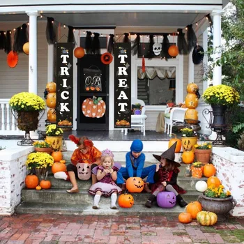Halloween Hanging Sign Trick Or Treat Banner For Home Office Porch Front Door Display Decorations
Halloween Hanging Sign Trick Or Treat Banner For Home Office Porch Front Door Display Decorations
