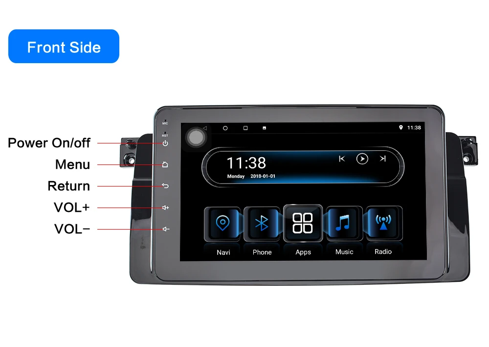 Excellent Android 8.1 9.0 car radio HD stereo player for BMW E46/M3/318i/320i/325i/330 /335 1998-2006 compact /convertible/touring/couple 16 Excellent Android 8.1 9.0 car radio HD stereo player for BMW E46/M3/318i/320i/325i/330 /335 1998-2006 compact /convertible/touring/couple 16