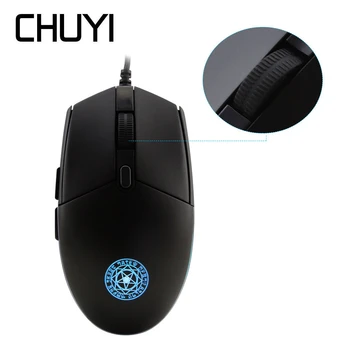CHUYI Gaming Mouse 7 Color LED Backlight USB Optical Wired Computer Mause 4 Adjustable DPI PC Gamer Mouse For Laptop Desktop
CHUYI Gaming Mouse 7 Color LED Backlight USB Optical Wired Computer Mause 4 Adjustable DPI PC Gamer Mouse For Laptop Desktop