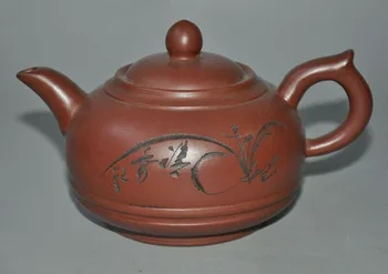 wedding decoration Marked Old Chinese Yixing Zisha pottery Hand-carved orchid Teapot pot Tea Maker
wedding decoration Marked Old Chinese Yixing Zisha pottery Hand-carved orchid Teapot pot Tea Maker