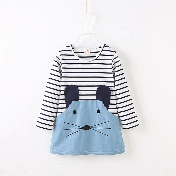 LOVE DD&MM Girls Dresses Children's Wear Cute Girl Sweet Animal Models Stitching Stripe Splice Dress
LOVE DD&MM Girls Dresses Children's Wear Cute Girl Sweet Animal Models Stitching Stripe Splice Dress
