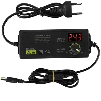 3-36V 60W Power Adapter Adjustable Voltage Adapter LED Display Switching Power Supply EU Plug for LED Light Strip Motor
3-36V 60W Power Adapter Adjustable Voltage Adapter LED Display Switching Power Supply EU Plug for LED Light Strip Motor