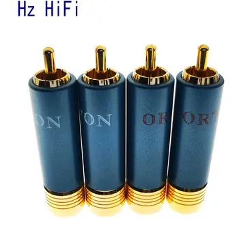 4PCS High quality Gold-plated HIFI RCA Plug Hi-end Ortofon Reference 8Nx RCA Connectors
4PCS High quality Gold-plated HIFI RCA Plug Hi-end Ortofon Reference 8Nx RCA Connectors
