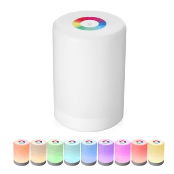 Rechargeable Smart LED Touch Control Night Light Induction Dimmer Intelligent Bedside Lamp Dimmable RGB Color Change With Hook
Rechargeable Smart LED Touch Control Night Light Induction Dimmer Intelligent Bedside Lamp Dimmable RGB Color Change With Hook