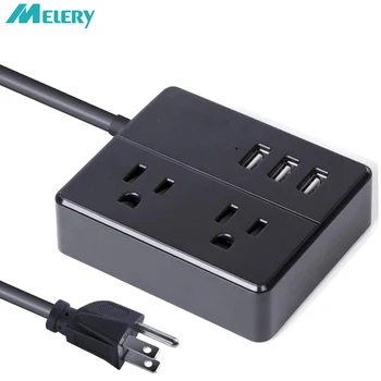 Multiple Power Strip USB Socket Surge Protector 3 AC US Outlet Plug with Charging Station 4.92ft Extension Cord Travel Adapter
Multiple Power Strip USB Socket Surge Protector 3 AC US Outlet Plug with Charging Station 4.92ft Extension Cord Travel Adapter