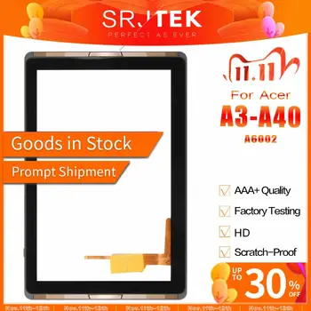 SRJTEK Digitizer For Acer Iconia Tab 10 A3-A40 A6002 Touch Screen Digitizer A3-A40 Sensor Glass with Frame Replacement Parts
SRJTEK Digitizer For Acer Iconia Tab 10 A3-A40 A6002 Touch Screen Digitizer A3-A40 Sensor Glass with Frame Replacement Parts