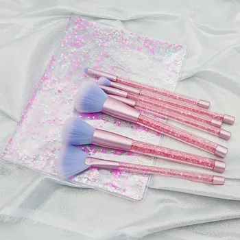 7 Pcs Glitter Diamond Crystal Handle Makeup Brushes Set Powder Foundation Eyebrow Face Make Up Brush Cosmetic Foundation Brush
7 Pcs Glitter Diamond Crystal Handle Makeup Brushes Set Powder Foundation Eyebrow Face Make Up Brush Cosmetic Foundation Brush