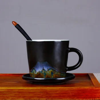 Originality Ceramics Cup Marc Cup Concise Bring With The Dish Coffee Cup Personality Matting Lovers Japanese Drink Water Glass
Originality Ceramics Cup Marc Cup Concise Bring With The Dish Coffee Cup Personality Matting Lovers Japanese Drink Water Glass