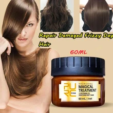 Hot Sale 60ml Hair Mask 5 Seconds Repairs Frizzy Make Hair Soft Smooth Deep Repair Keratin Hair Treatment for Women Hair Care
Hot Sale 60ml Hair Mask 5 Seconds Repairs Frizzy Make Hair Soft Smooth Deep Repair Keratin Hair Treatment for Women Hair Care