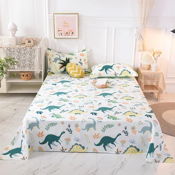 Cartoon white Dinosaur World Printed Flat Sheet Bed Sheet 100% Cotton Mattress Protector Cover Twin Full Queen King Bedding Sets
Cartoon white Dinosaur World Printed Flat Sheet Bed Sheet 100% Cotton Mattress Protector Cover Twin Full Queen King Bedding Sets