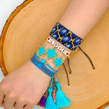 Go2boho Bracelet For Women MIYUKI Seed Beads Bracelets Star Hot sale pattern Jewelry Letter Handmade Femme Armband Wholesale
Go2boho Bracelet For Women MIYUKI Seed Beads Bracelets Star Hot sale pattern Jewelry Letter Handmade Femme Armband Wholesale