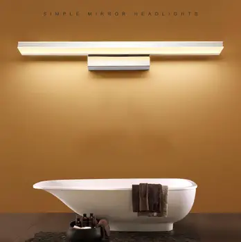Led Mirror Light Acrylic Makeup Vanity Modern Mirror Headlights Wall Light 9/12W Bathroom Lighting Waterproof Luminous
Led Mirror Light Acrylic Makeup Vanity Modern Mirror Headlights Wall Light 9/12W Bathroom Lighting Waterproof Luminous