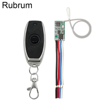 Rubrum 433 Mhz DC 5V 9V 12V 1CH Relay Micro Wireless RF Remote Control Switch Module + Transmitter For Power LED Light Lamp DIY
Rubrum 433 Mhz DC 5V 9V 12V 1CH Relay Micro Wireless RF Remote Control Switch Module + Transmitter For Power LED Light Lamp DIY