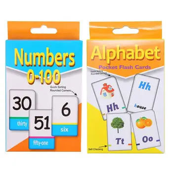2 Sets Of Educational Flash Cards English Card Set For Toddler Kids Children Early Learning (Alphabet And Number)
2 Sets Of Educational Flash Cards English Card Set For Toddler Kids Children Early Learning (Alphabet And Number)