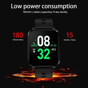 K10 PLUS Smart Bracelet 1.3-Inch Square Face Smart Watch IP68 Waterproof Sport Smartwatch with Heart Rate Monitor
K10 PLUS Smart Bracelet 1.3-Inch Square Face Smart Watch IP68 Waterproof Sport Smartwatch with Heart Rate Monitor