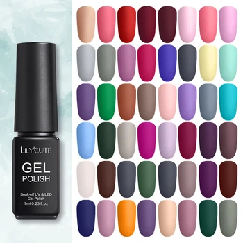 LILYCUTE 7ml Matte Gel Polish 24 Colors Matte UV Gel Nail Polish Matte Top Coat Long Lasting Soak Off UV LED Gel Varnish Nail
LILYCUTE 7ml Matte Gel Polish 24 Colors Matte UV Gel Nail Polish Matte Top Coat Long Lasting Soak Off UV LED Gel Varnish Nail