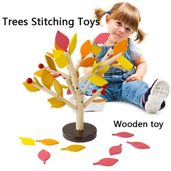 DOLLRYGA 3D Model Tree Stitching Wooden Toys Baby DIY Blocks Wood Infant Toy Girl Rainbow High Quality Solid Wooden Toy juguetes
DOLLRYGA 3D Model Tree Stitching Wooden Toys Baby DIY Blocks Wood Infant Toy Girl Rainbow High Quality Solid Wooden Toy juguetes