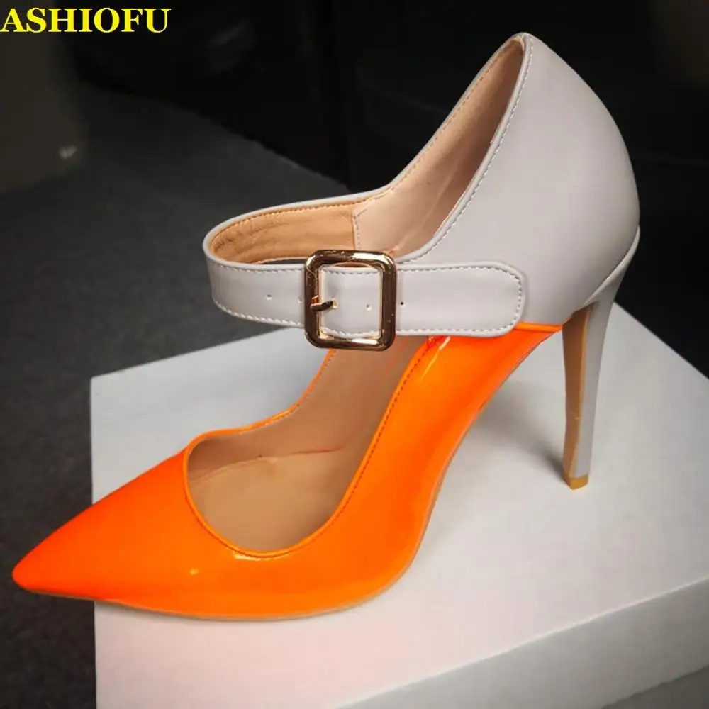 ASHIFOU New Arrival Women Stiletto Heel Pumps Patchwork Leather Party Prom Dress Shoes Mary Janes Evening Fashion Court Shoes
ASHIFOU New Arrival Women Stiletto Heel Pumps Patchwork Leather Party Prom Dress Shoes Mary Janes Evening Fashion Court Shoes