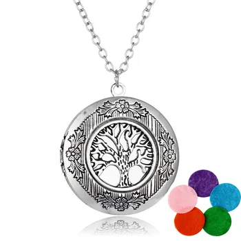 10pcs Aromatherapy Necklace Perfume Essential Oils Diffuser Necklace Gold Tree of Life Locket Pendant Necklace Women
10pcs Aromatherapy Necklace Perfume Essential Oils Diffuser Necklace Gold Tree of Life Locket Pendant Necklace Women