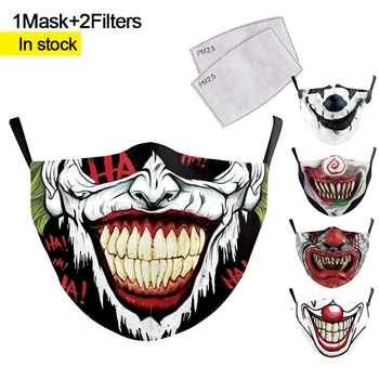 Adult 3D Printed Face Fabric Masks La casa de papel Skull Reusable Washable Masks Proof Mask 
Adult 3D Printed Face Fabric Masks La casa de papel Skull Reusable Washable Masks Proof Mask