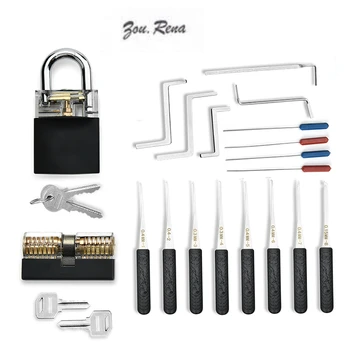 Zou.RenaLocksmith Supplies Tension Wrench Tool Practice Lock Pick Set Combination Padlock Broken Key Hand Tools Hardware
Zou.RenaLocksmith Supplies Tension Wrench Tool Practice Lock Pick Set Combination Padlock Broken Key Hand Tools Hardware