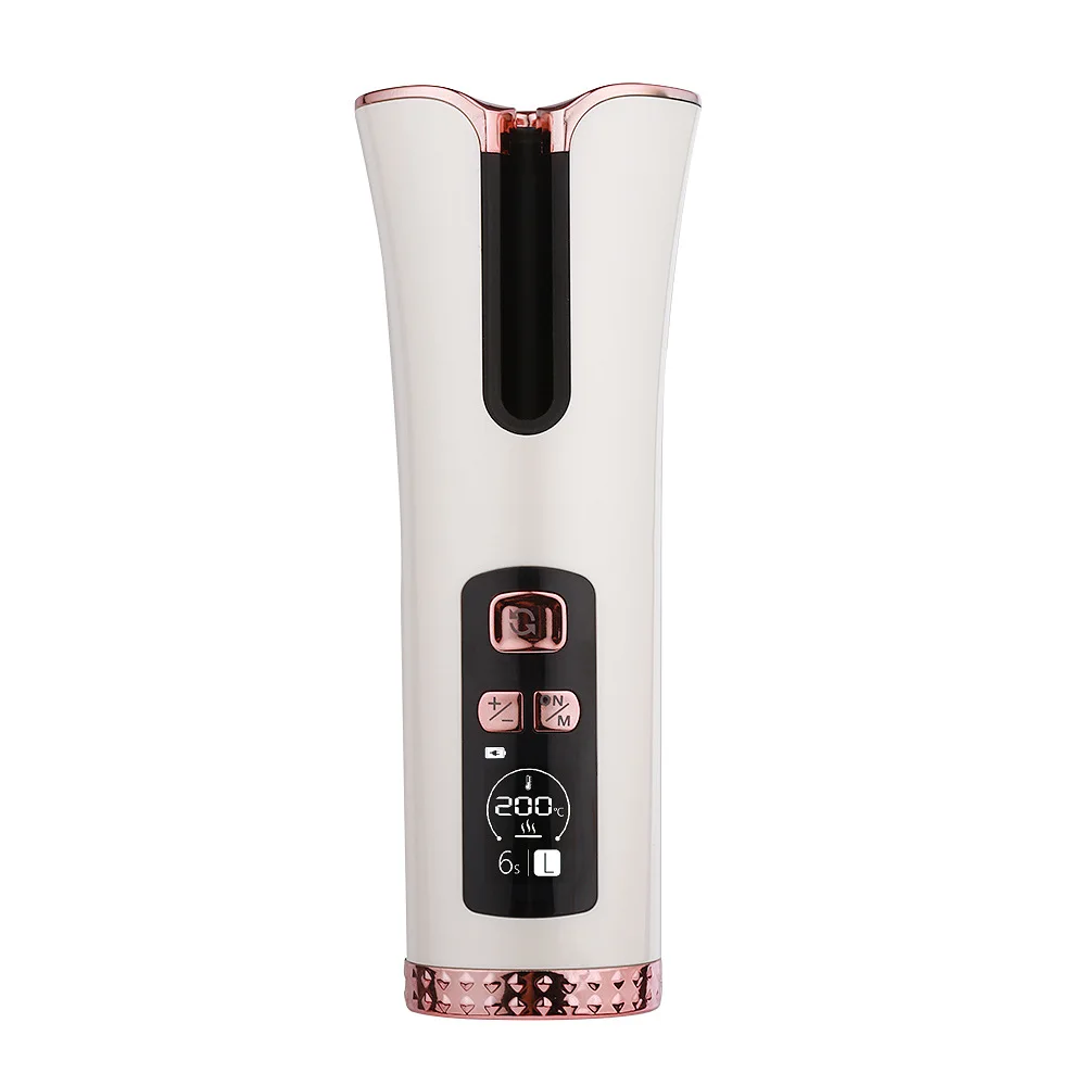 Cordless Curling Iron Wireless Automatic Hair Curler Iron USB Rechargeable Air Curler for Curling Waves LCD Display Ceramic Curl
Cordless Curling Iron Wireless Automatic Hair Curler Iron USB Rechargeable Air Curler for Curling Waves LCD Display Ceramic Curl