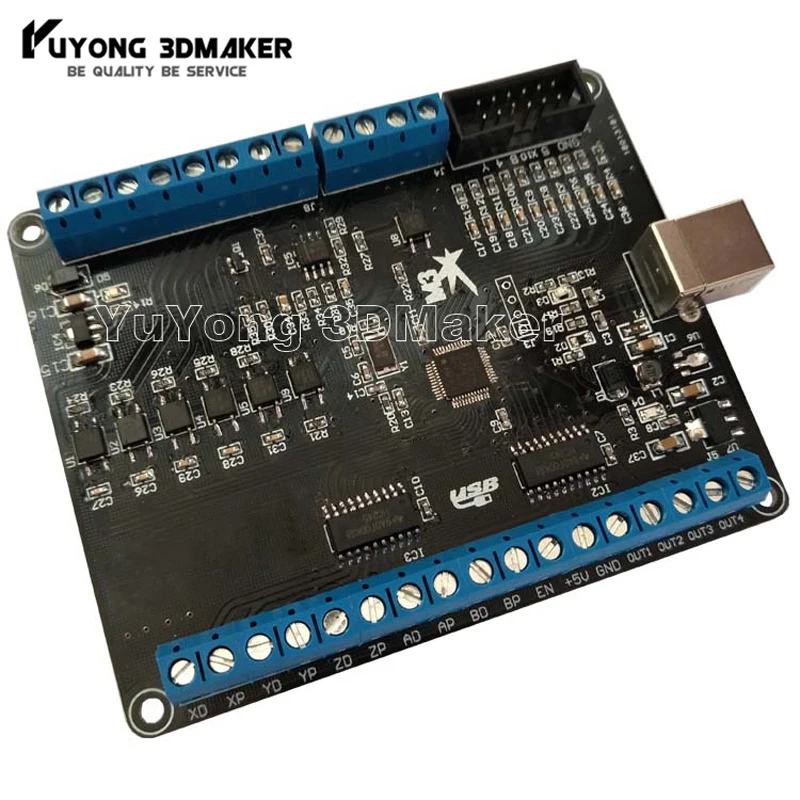 USB Mach3 5 Axis engraving machine control board CNC USB Mach3 Controller Driver Board
USB Mach3 5 Axis engraving machine control board CNC USB Mach3 Controller Driver Board