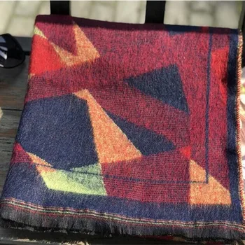 69*190cm New Arrival Imitated Cashmere Square Scarves Women Geometric Stripe Blanket Lady Winter Thick Warm Shawl 3 Styles
69*190cm New Arrival Imitated Cashmere Square Scarves Women Geometric Stripe Blanket Lady Winter Thick Warm Shawl 3 Styles